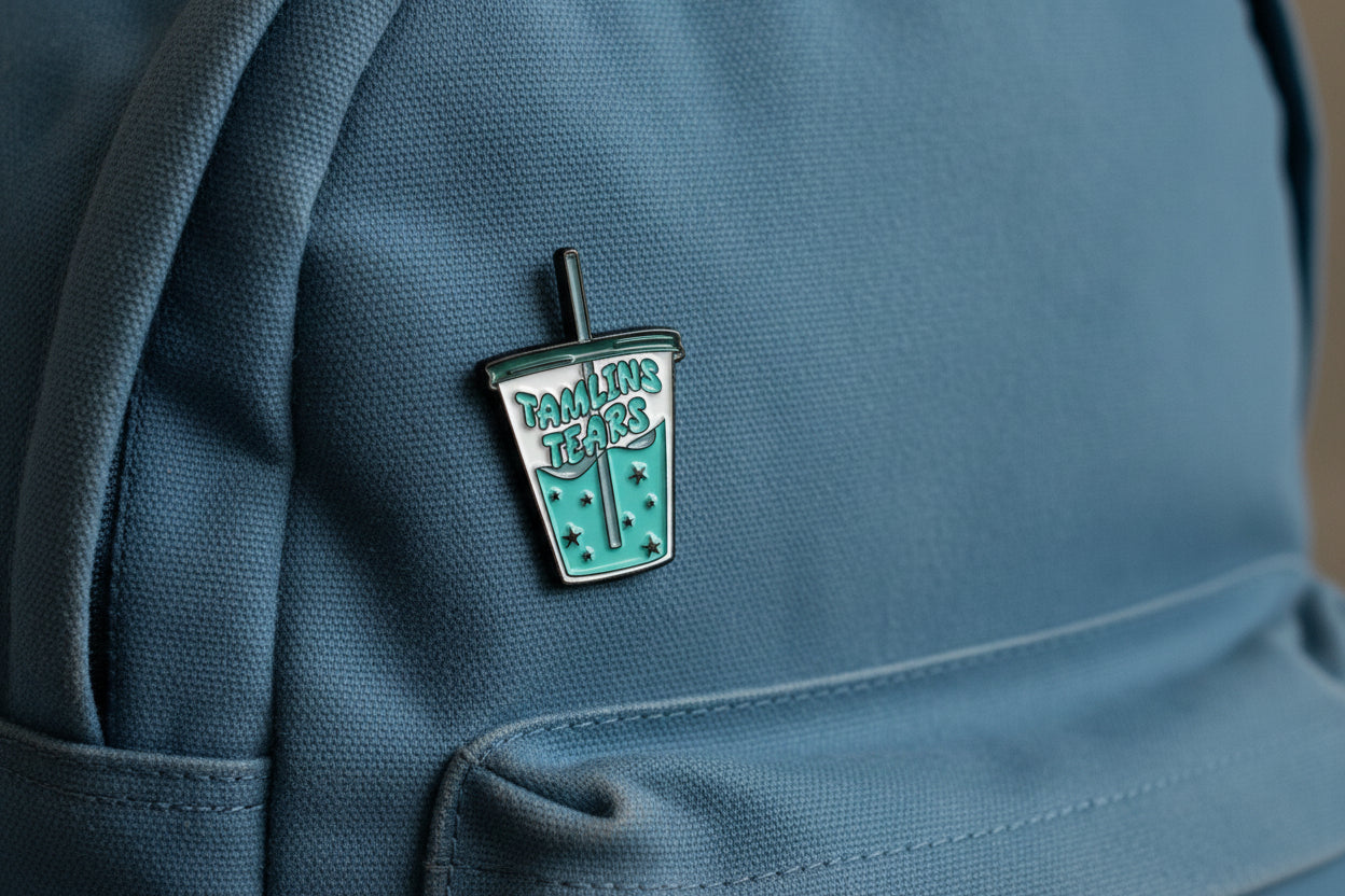 Tamlin's Tears Enamel Pin - ACOTAR Inspired Fantasy Drink Pin- Blue Potion Bottle Romantasy BookTok Accessory