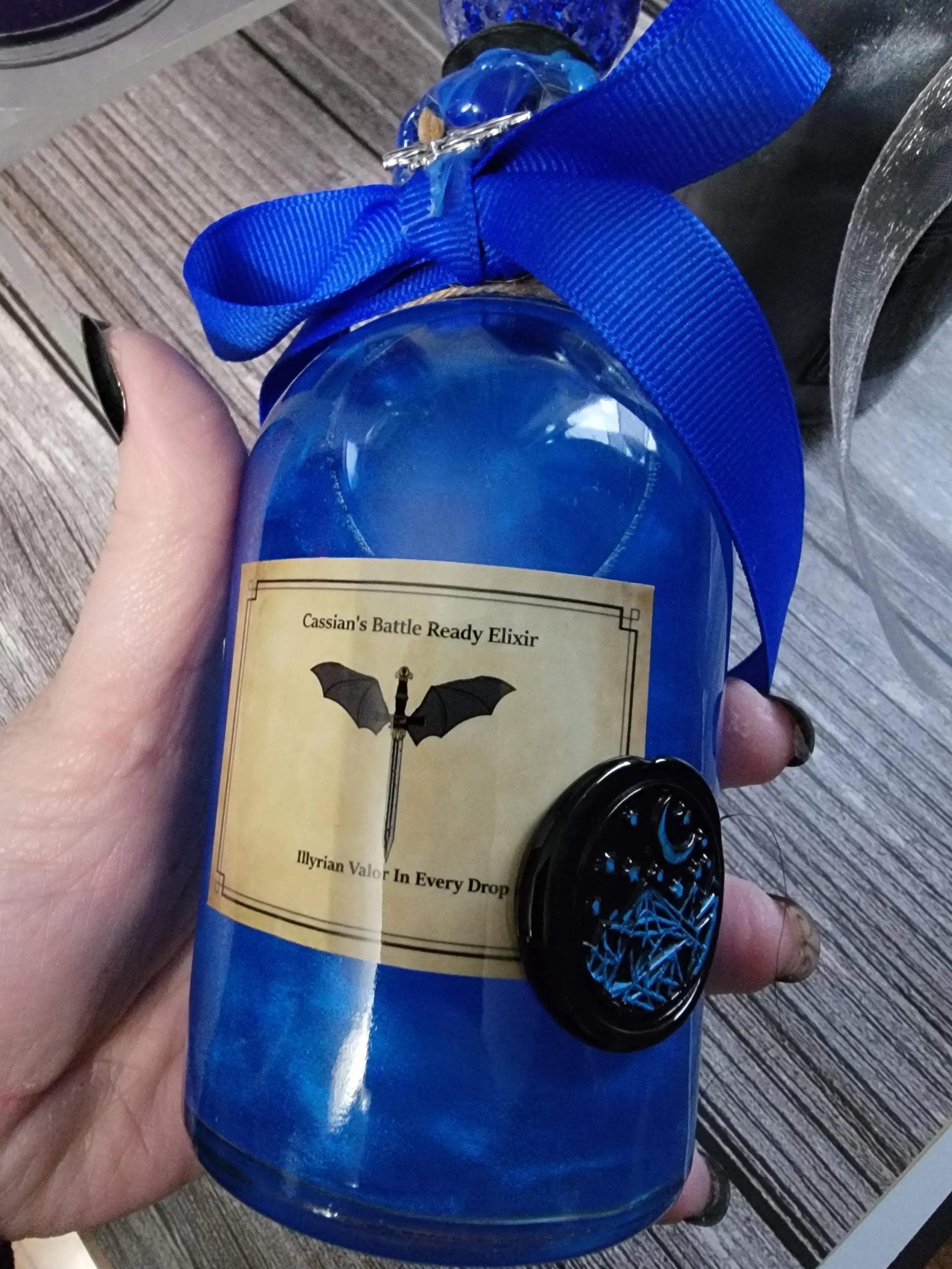 Night Court Potion Bottle – Bookish Decor with Lore Card