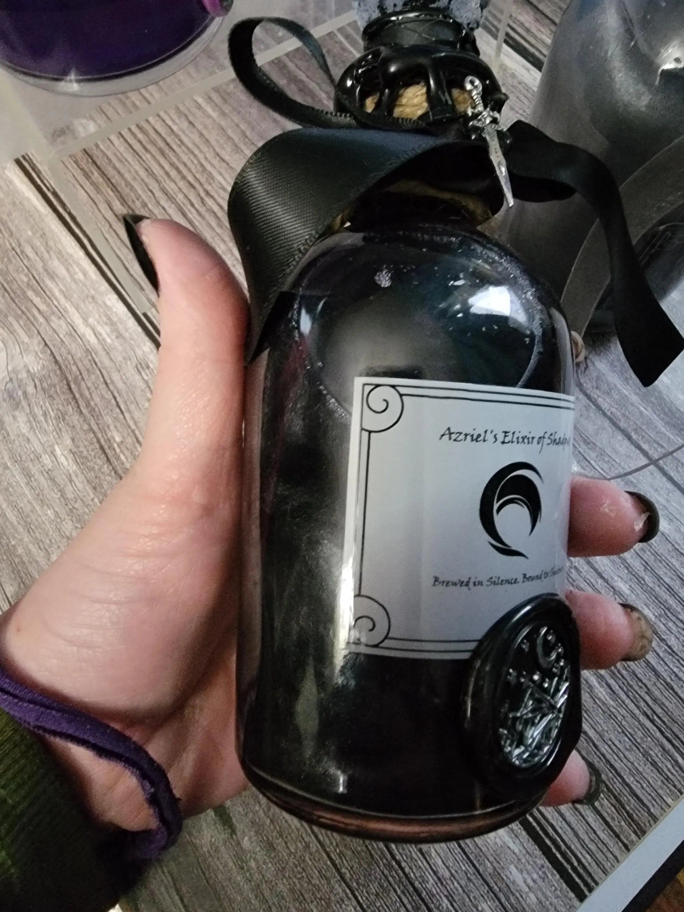 Night Court Potion Bottle – Bookish Decor with Lore Card