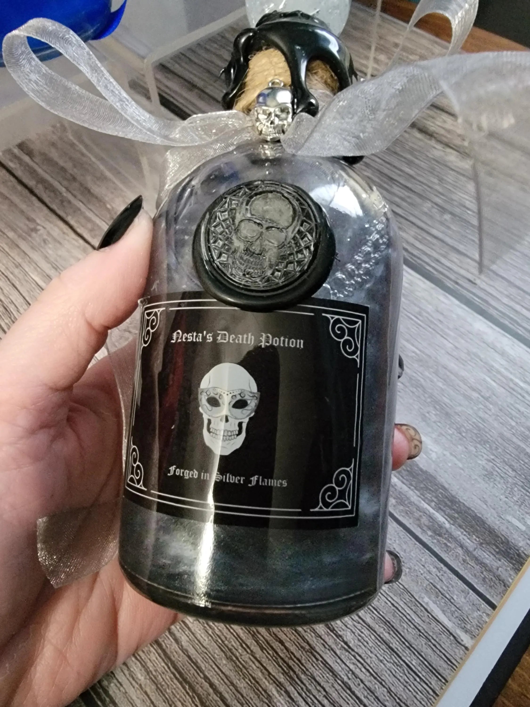 Night Court Potion Bottle – Bookish Decor with Lore Card