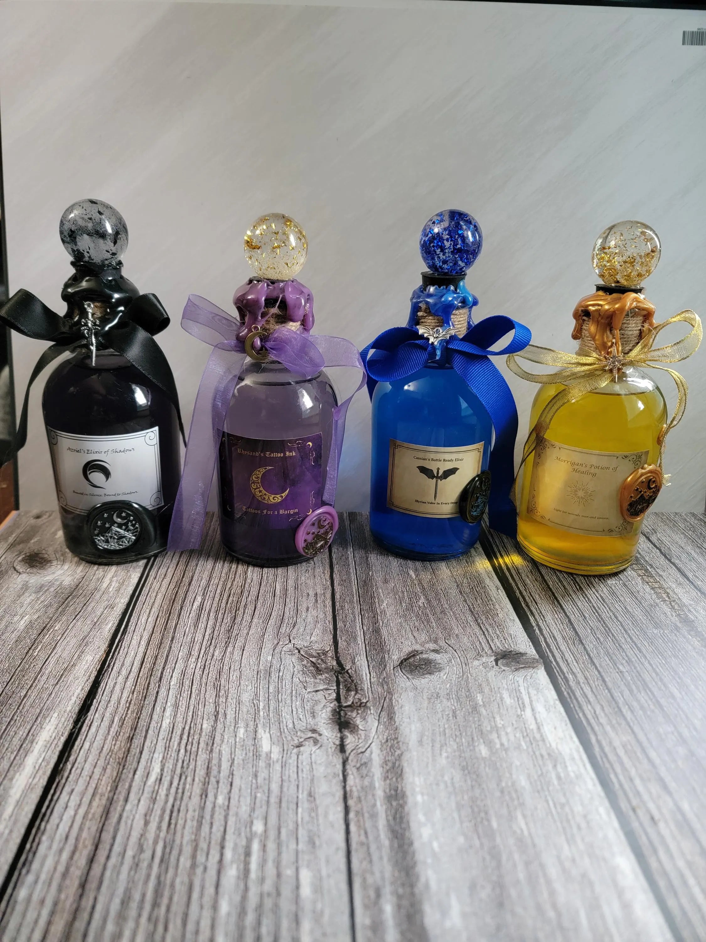 Night Court Potion Bottle – Bookish Decor with Lore Card