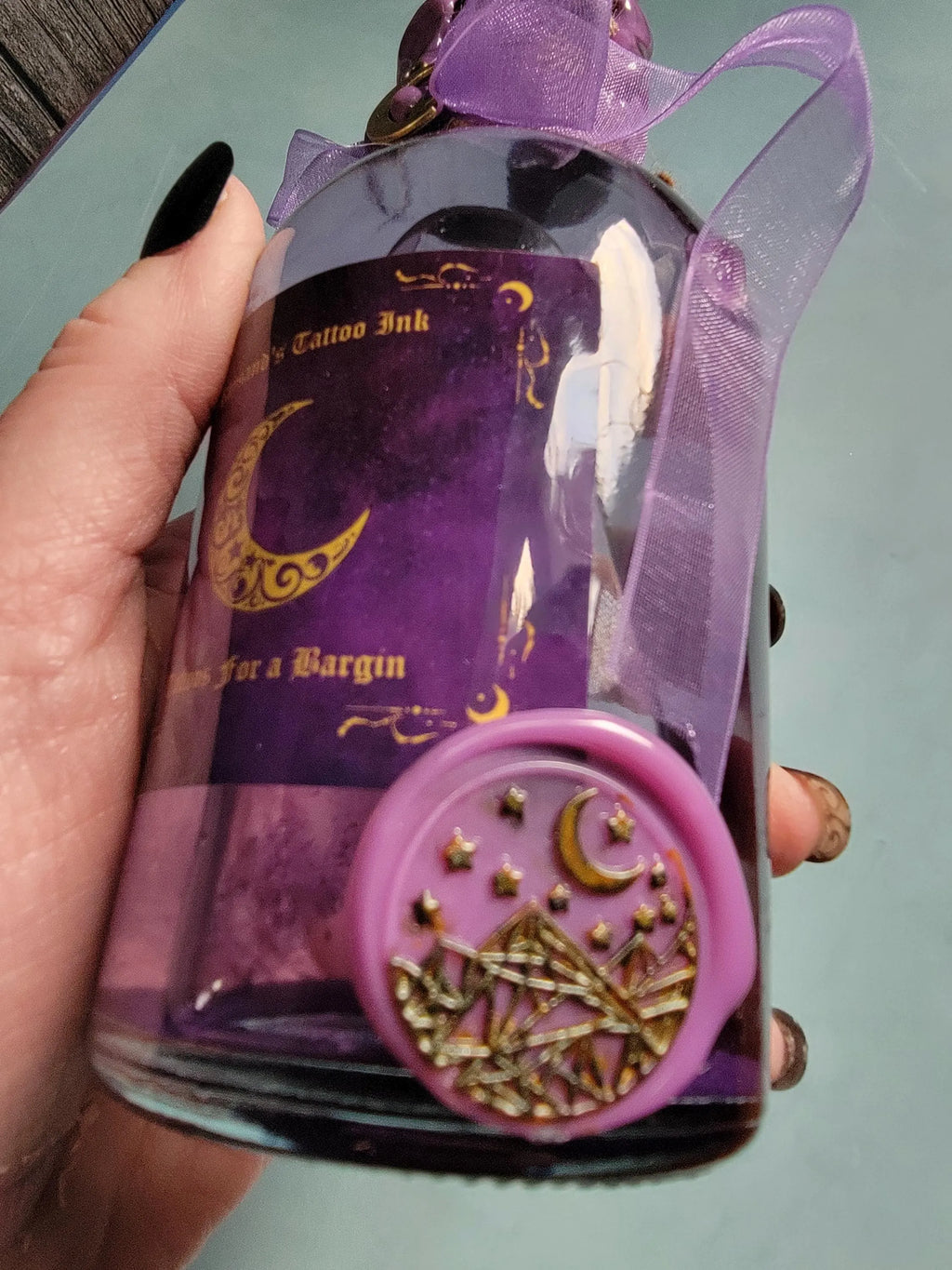 Night Court Potion Bottle – Bookish Decor with Lore Card