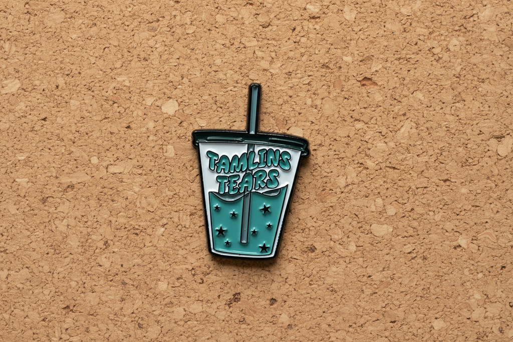 Tamlin's Tears Enamel Pin - ACOTAR Inspired Fantasy Drink Pin- Blue Potion Bottle Romantasy BookTok Accessory