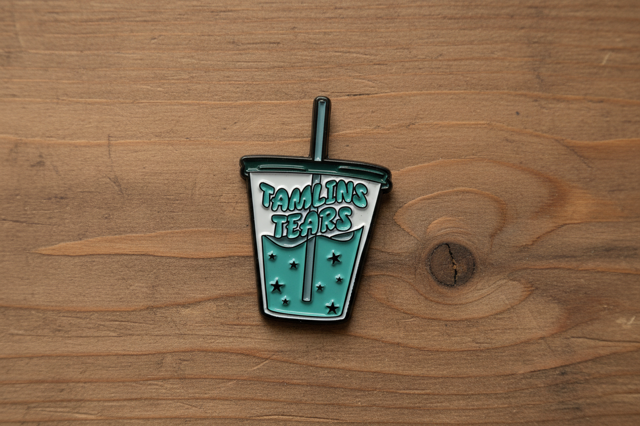Tamlin's Tears Enamel Pin - ACOTAR Inspired Fantasy Drink Pin- Blue Potion Bottle Romantasy BookTok Accessory