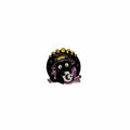 Cute Witchy Cat Enamel Pin , featuring a black cat in a witch hat, spooky gift for jackets and bags 
