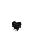 Elder Emo Enamel Pin featuring Heart design, goth girl gift for jackets and bags 