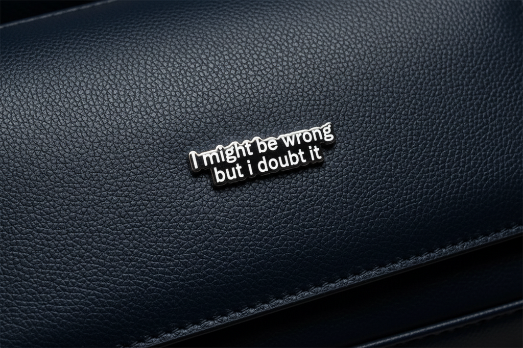 I might be Wrong...But I doubt it - Snarky Enamel Pin, Funny Coworker Gift, Bookbag and Lapel Pin