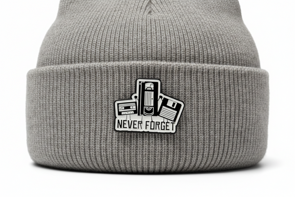 Never Forget Enamel Pin - Funny Meme Pin, Gen Z Gift, Lapel and Bookbag Pin