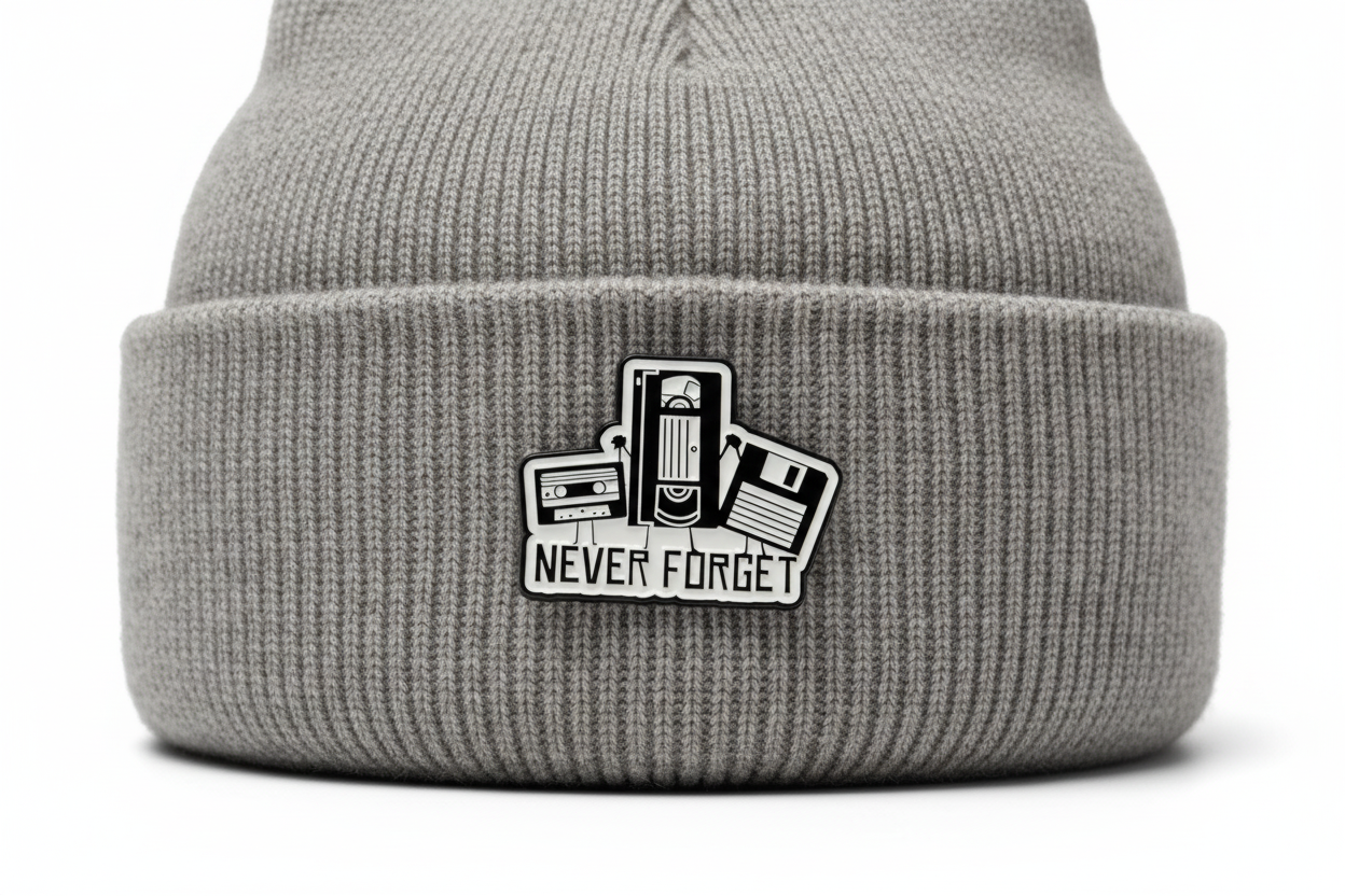 Never Forget Enamel Pin - Funny Meme Pin, Gen Z Gift, Lapel and Bookbag Pin