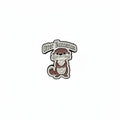Otter nonsense enamel pin featuring cute otter design, animal lover gift for jackets and bags 