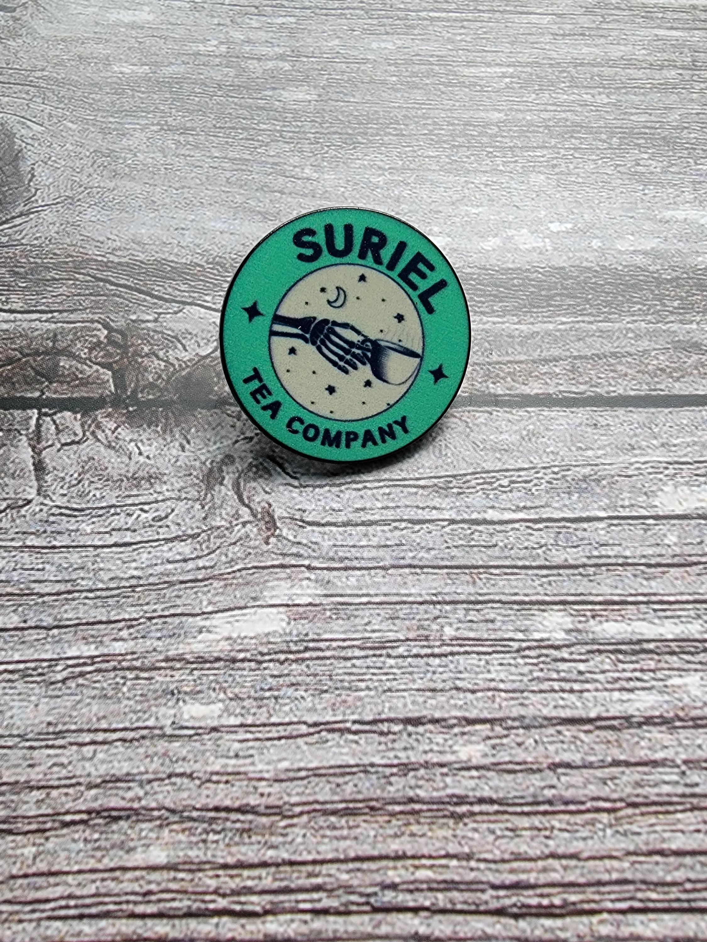 Suriel Tea Company Enamel Pin – ACOTAR Inspired