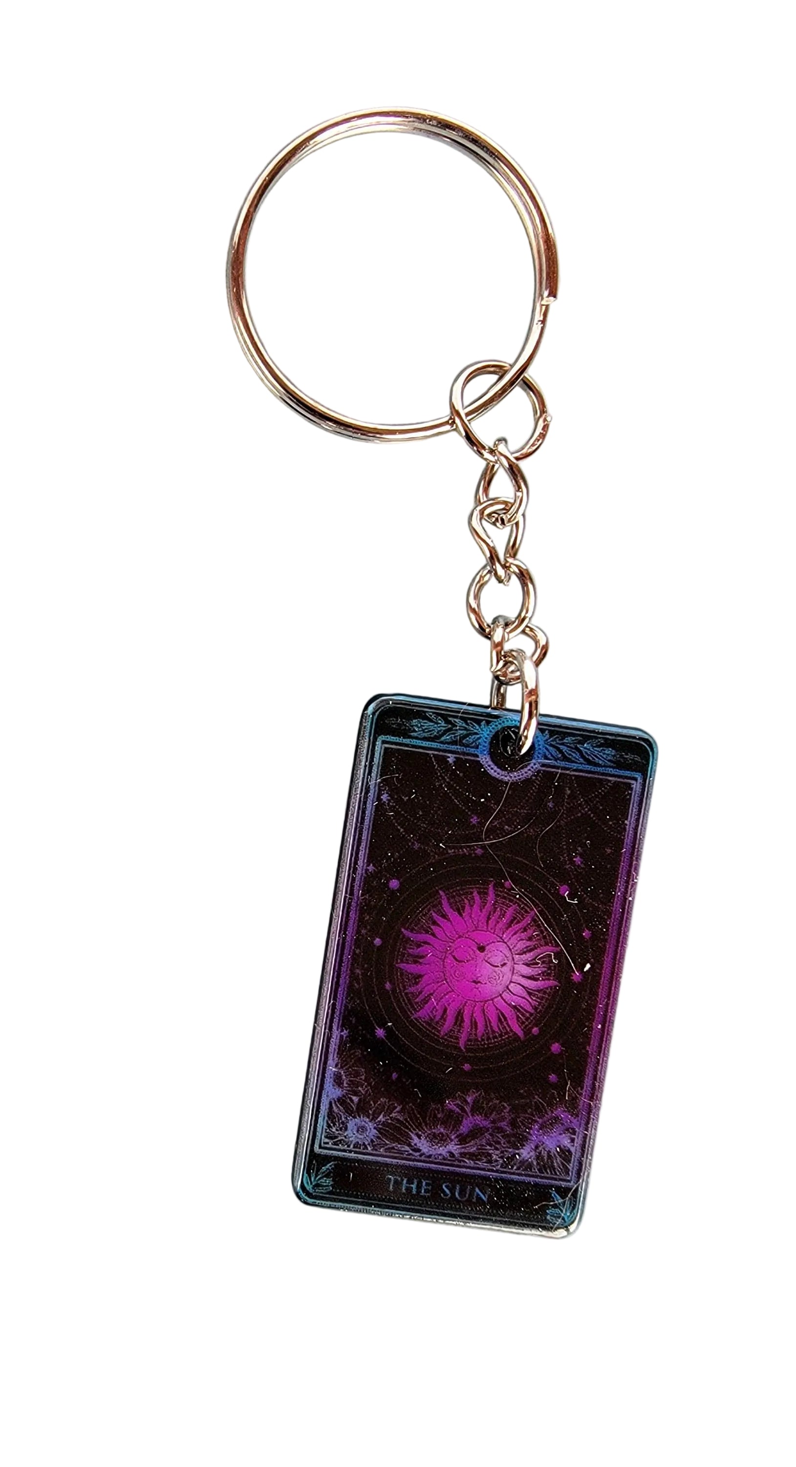 Tarot Card Keychain: Acrylic Witchy Goth Keychain
