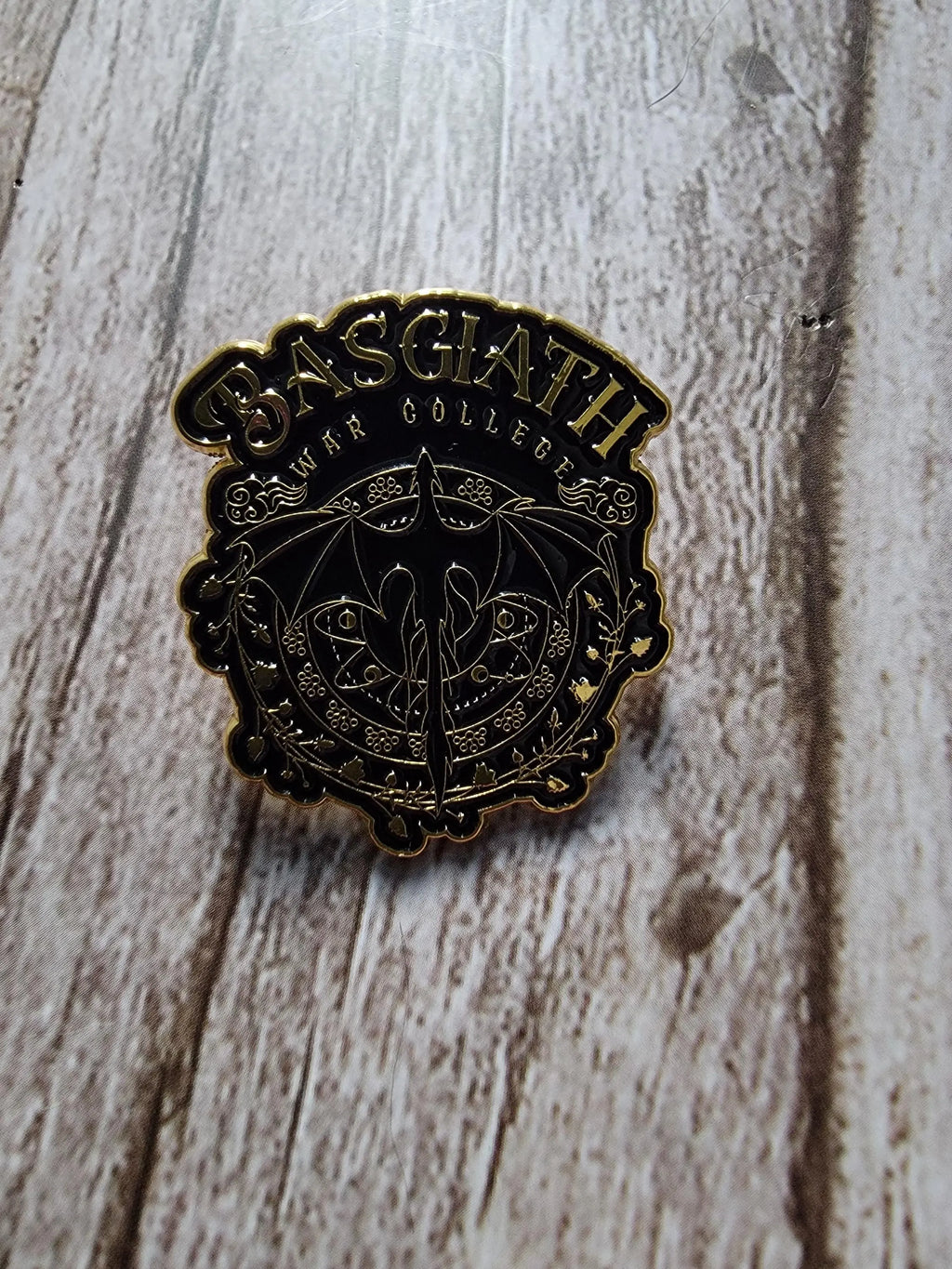 Fourth Wing Basgaith War College Enamel Pin