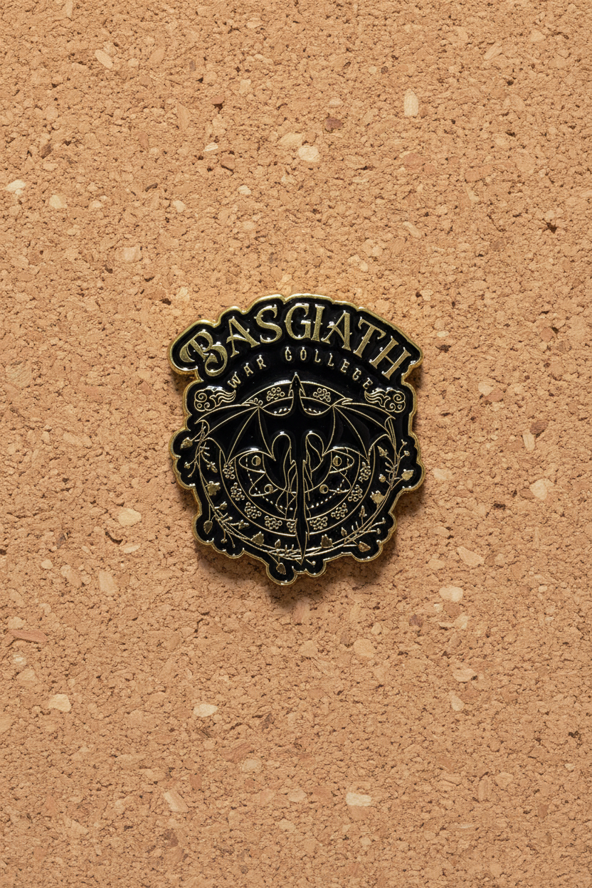 Fourth Wing Basgaith War College Enamel Pin