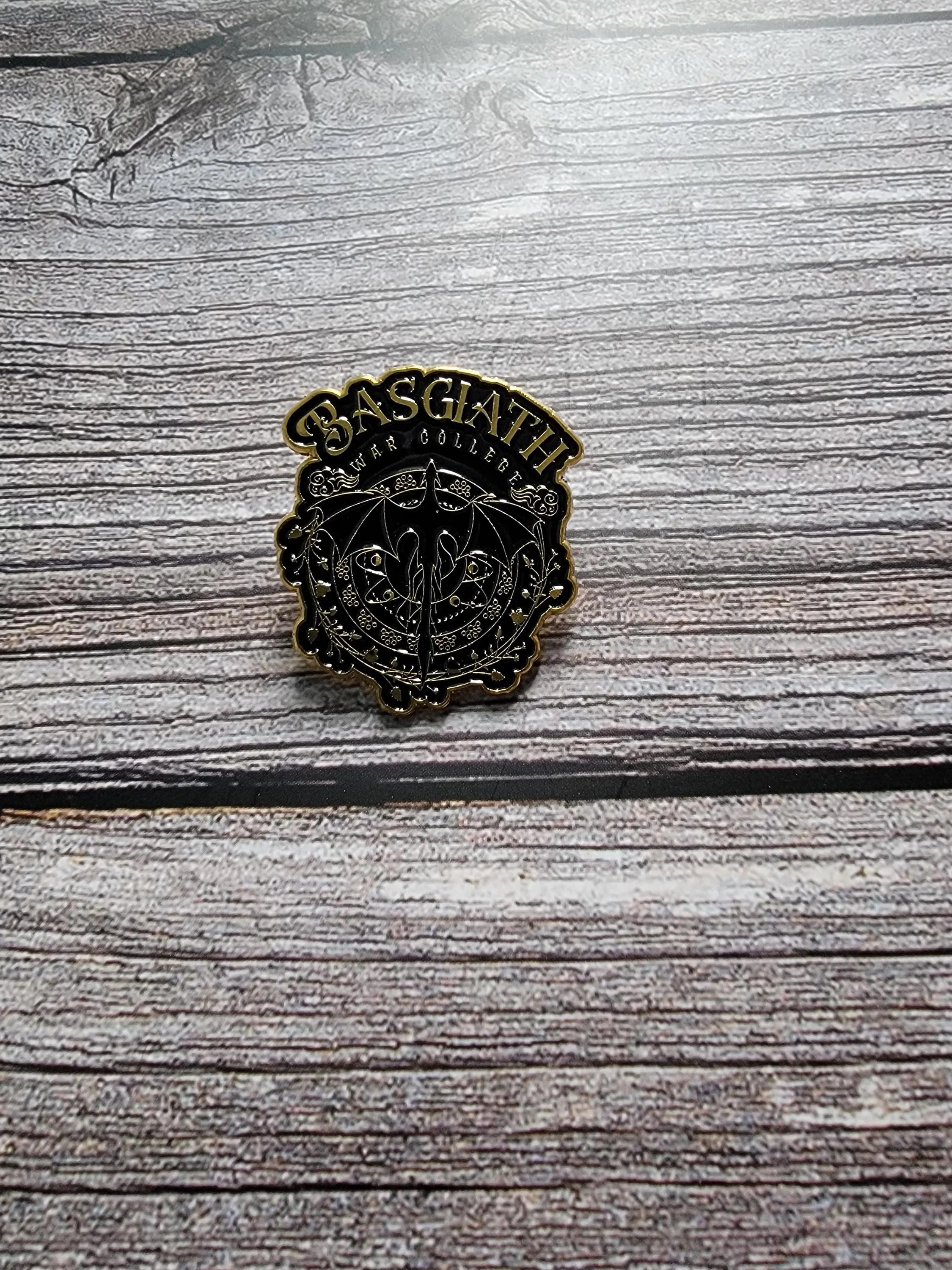 Fourth Wing Basgaith War College Enamel Pin