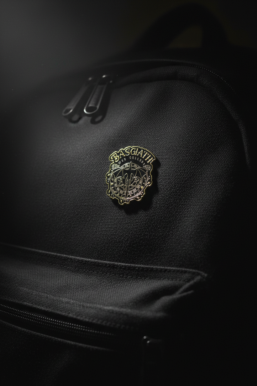 Fourth Wing Basgaith War College Enamel Pin