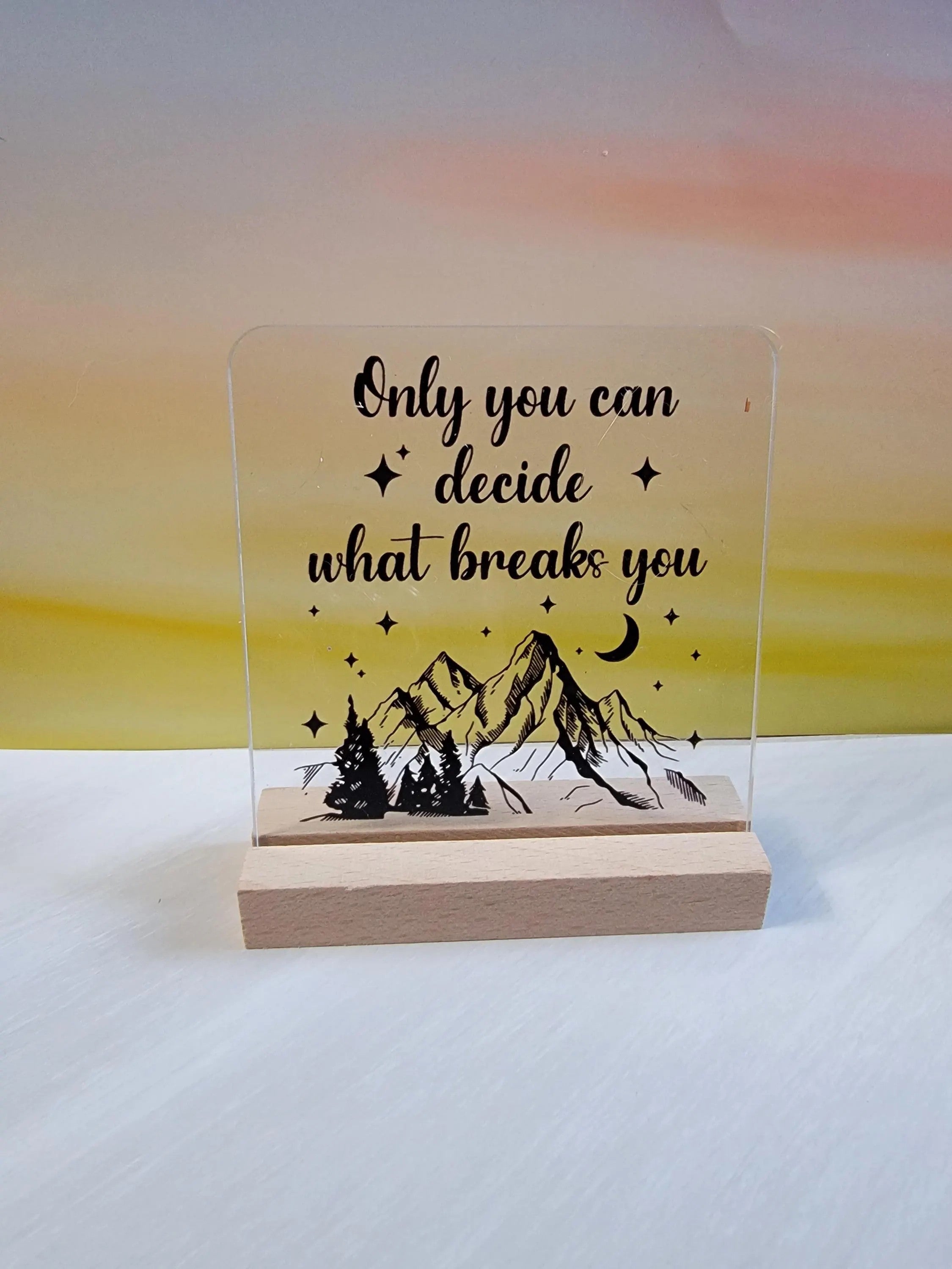 ACOTAR & Fourth Wing Inspired Mini Fantasy Signs- Velaris & Prythian Bookshelf Decor