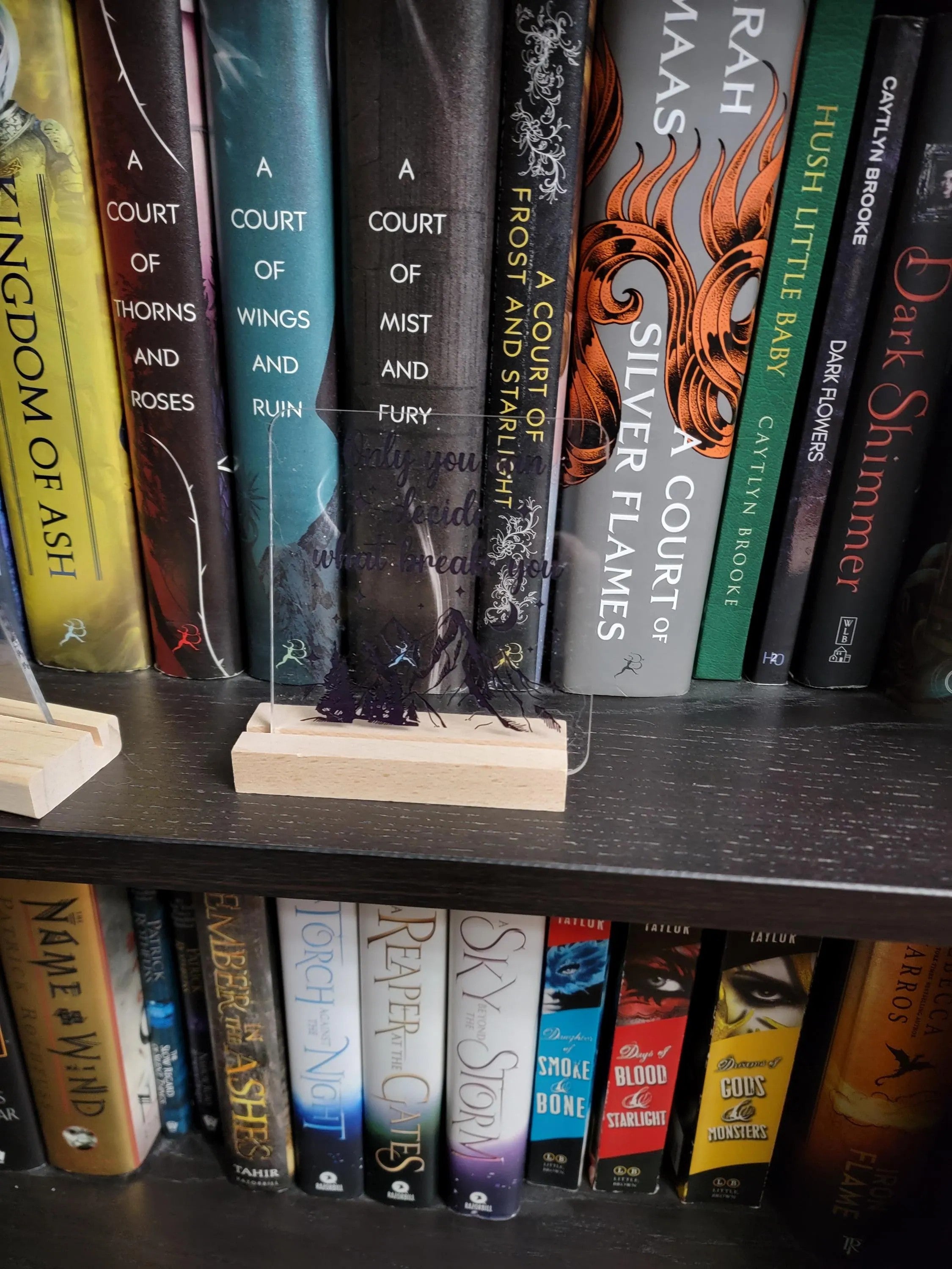 ACOTAR & Fourth Wing Inspired Mini Fantasy Signs- Velaris & Prythian Bookshelf Decor