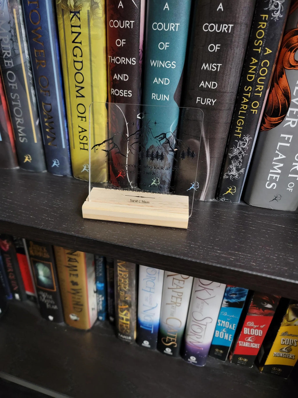 ACOTAR & Fourth Wing Inspired Mini Fantasy Signs- Velaris & Prythian Bookshelf Decor