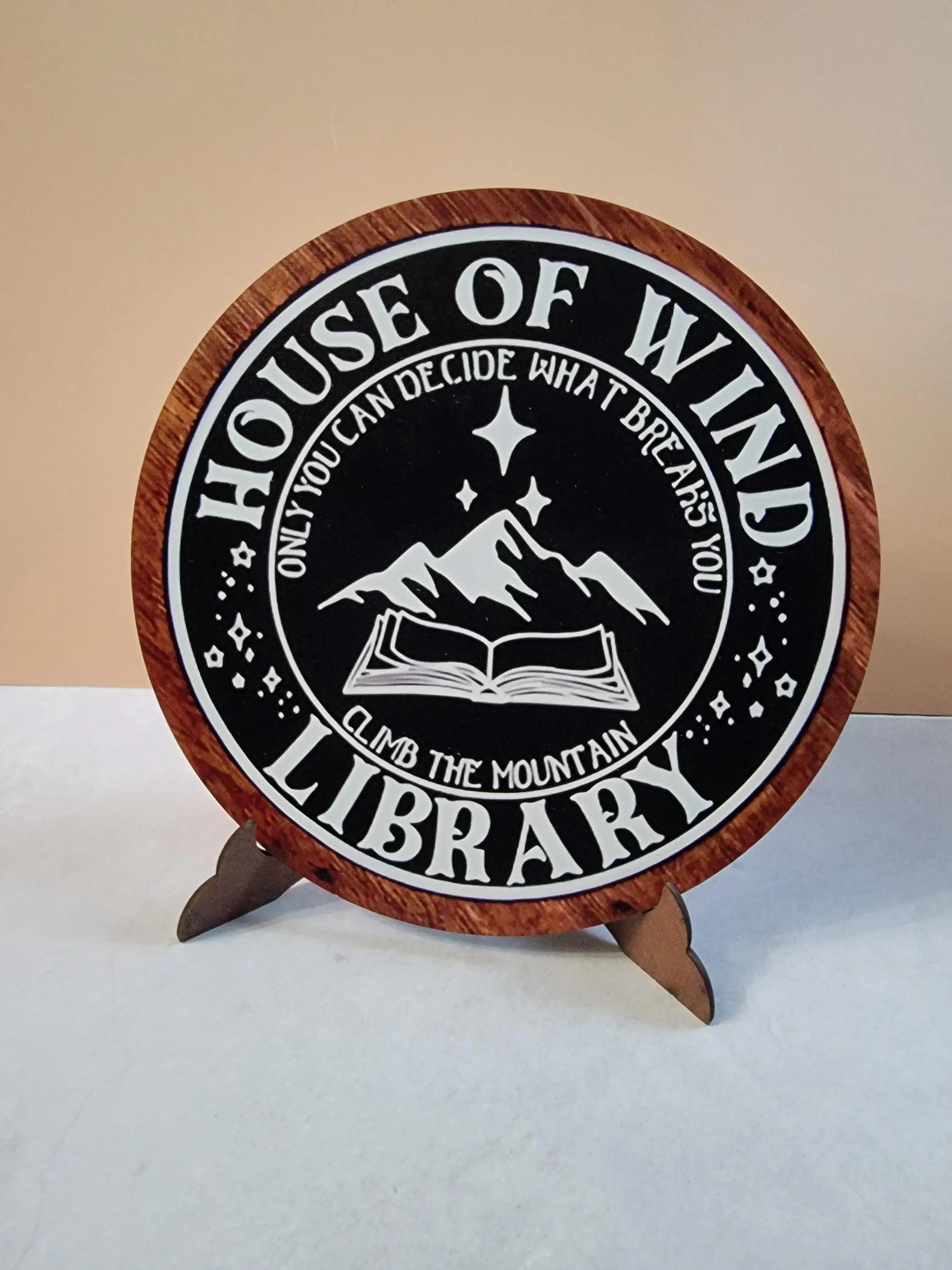 ACOTAR & Fourth Wing Inspired Mini Fantasy Signs- Velaris & Prythian Bookshelf Decor