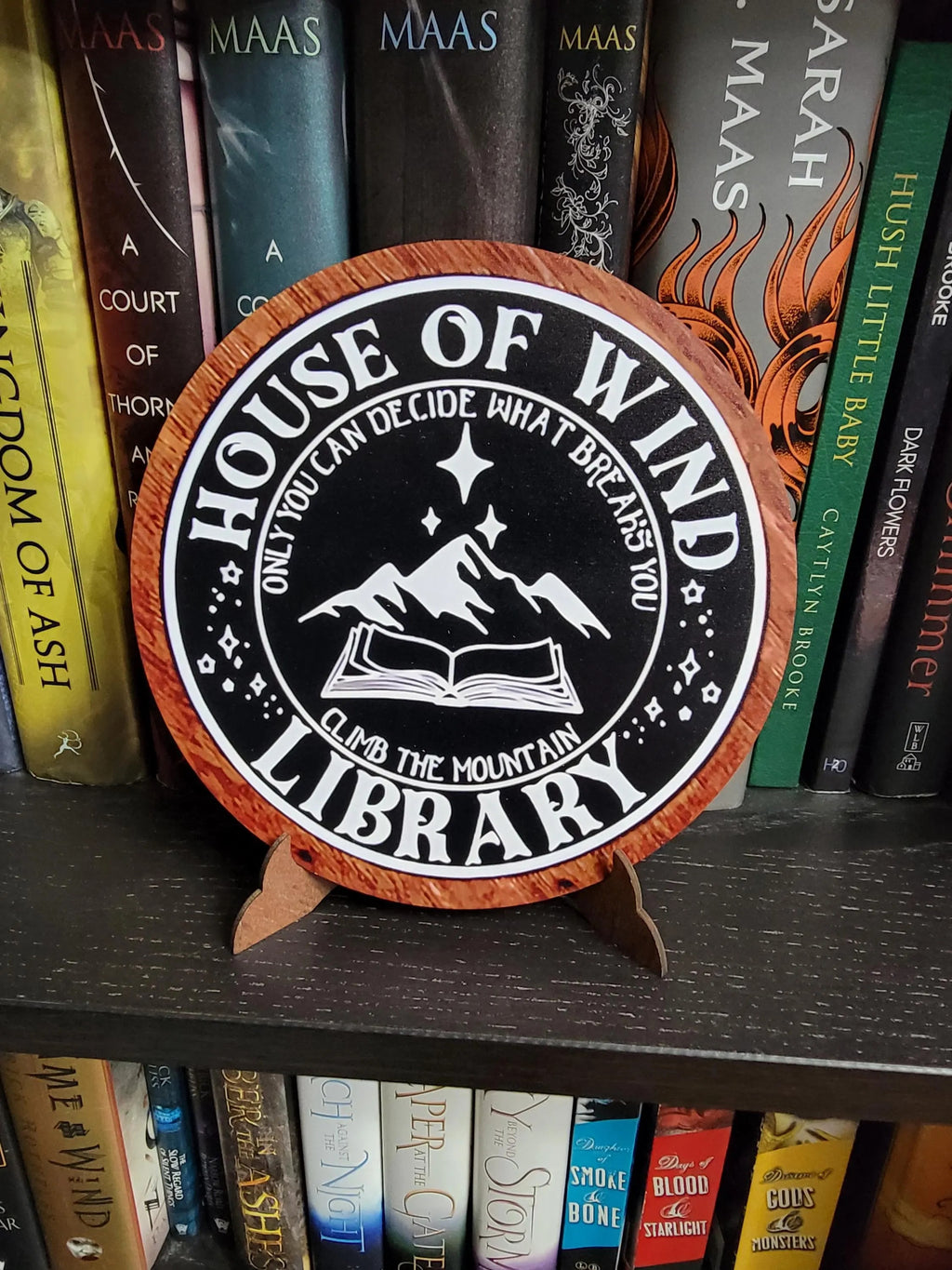 ACOTAR & Fourth Wing Inspired Mini Fantasy Signs- Velaris & Prythian Bookshelf Decor