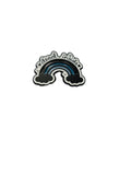 dead inside enamel pin , featuring rainbow design, funny gift for jackets and bags