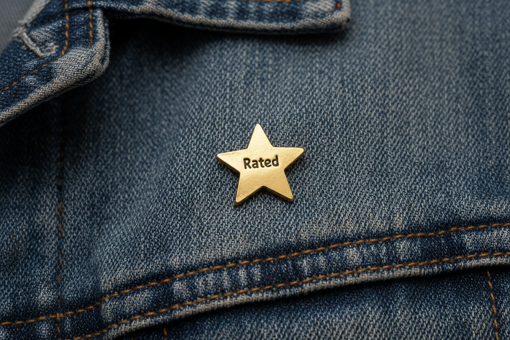 I Tried Gold Star Pin, Put On Pants Today Gold Star Pin, Went Outside Today Gold Star Enamel Pin - Funny Meme Pin, Millennial Gift,  Bookbag and Lapel Pin