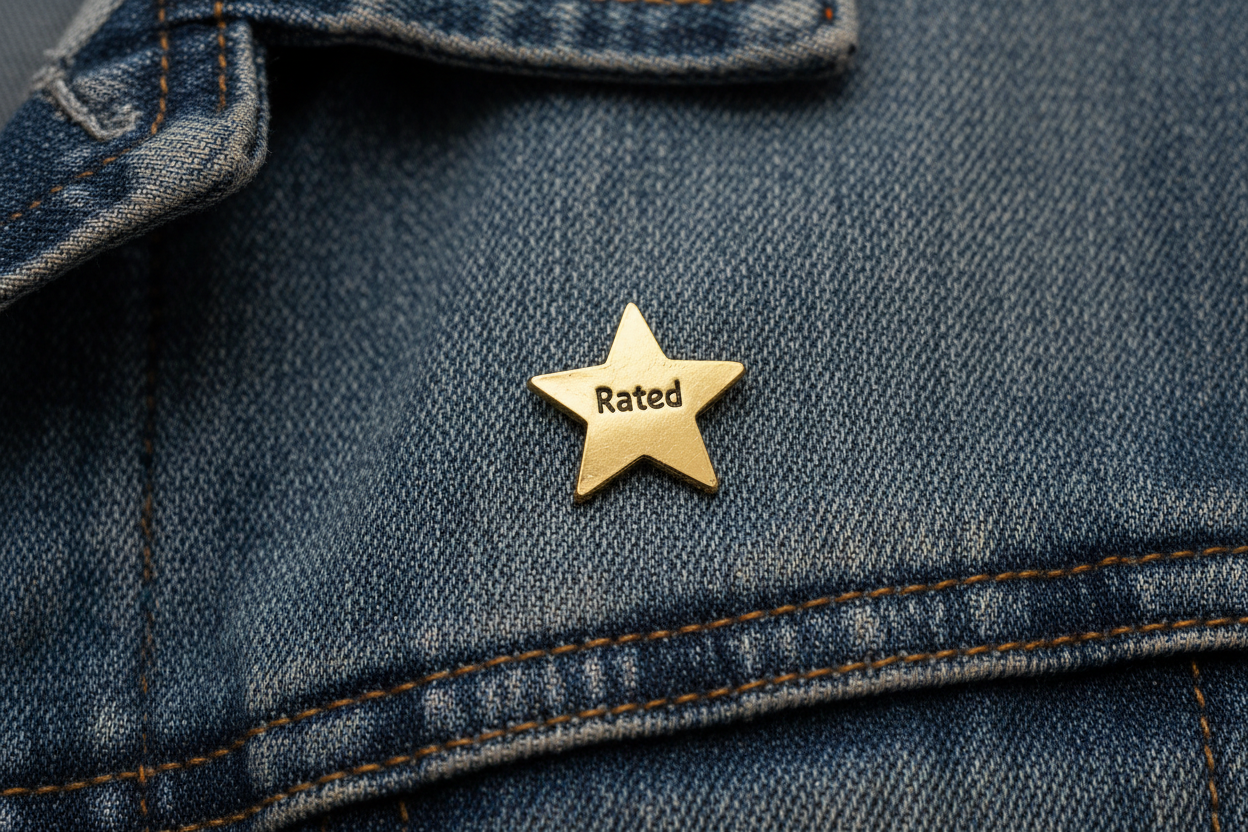 I Tried Gold Star Pin, Put On Pants Today Gold Star Pin, Went Outside Today Gold Star Enamel Pin - Funny Meme Pin, Millennial Gift,  Bookbag and Lapel Pin