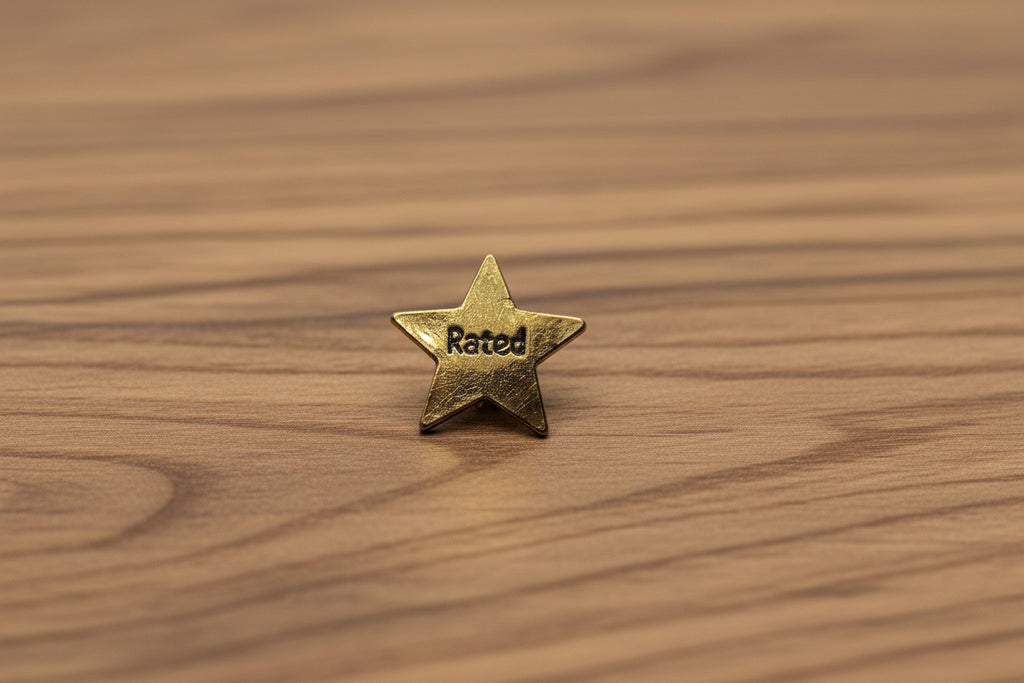 I Tried Gold Star Pin, Put On Pants Today Gold Star Pin, Went Outside Today Gold Star Enamel Pin - Funny Meme Pin, Millennial Gift,  Bookbag and Lapel Pin
