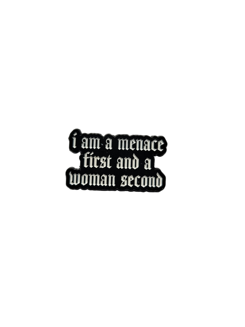 Black and white text on a gray background