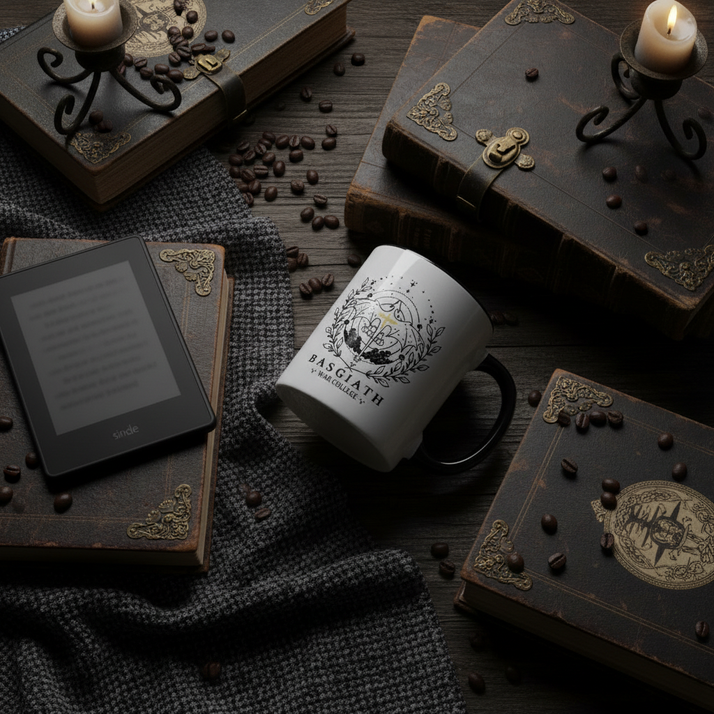 Basgiath War College Coffee Mug – Fourth Wing Inspired Booktok Fantasy Mug