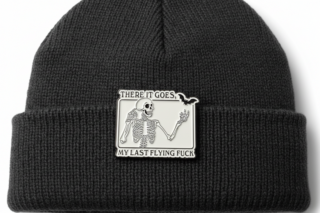 There It Goes My Last Flying F*ck Enamel Pin - Funny Meme Pin, Coworker Gift, Lapel and Bookbag Pin