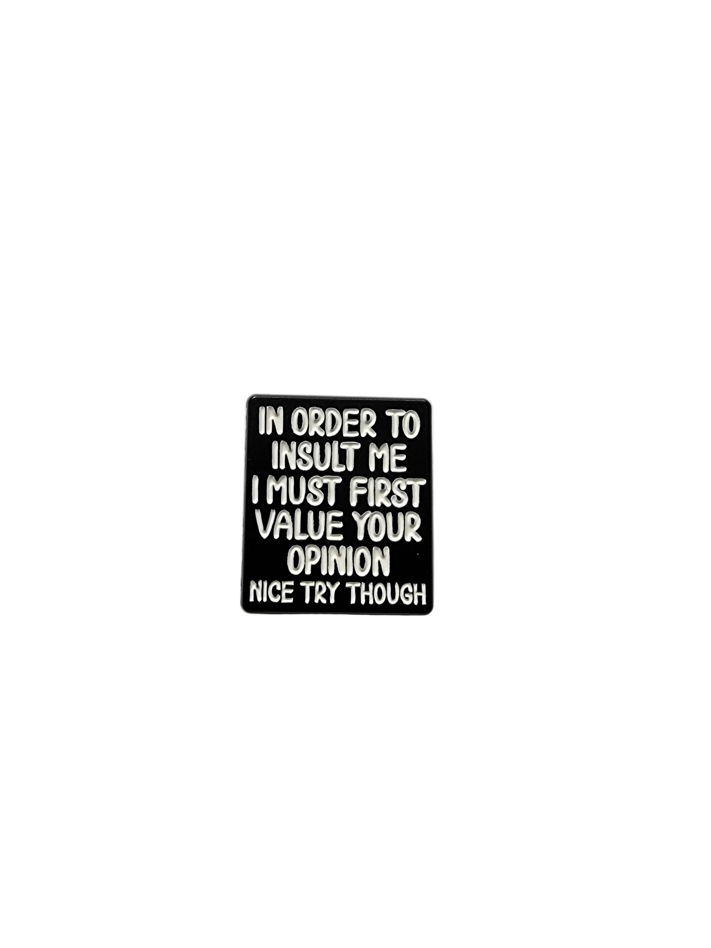 Black square with white text on a gray background